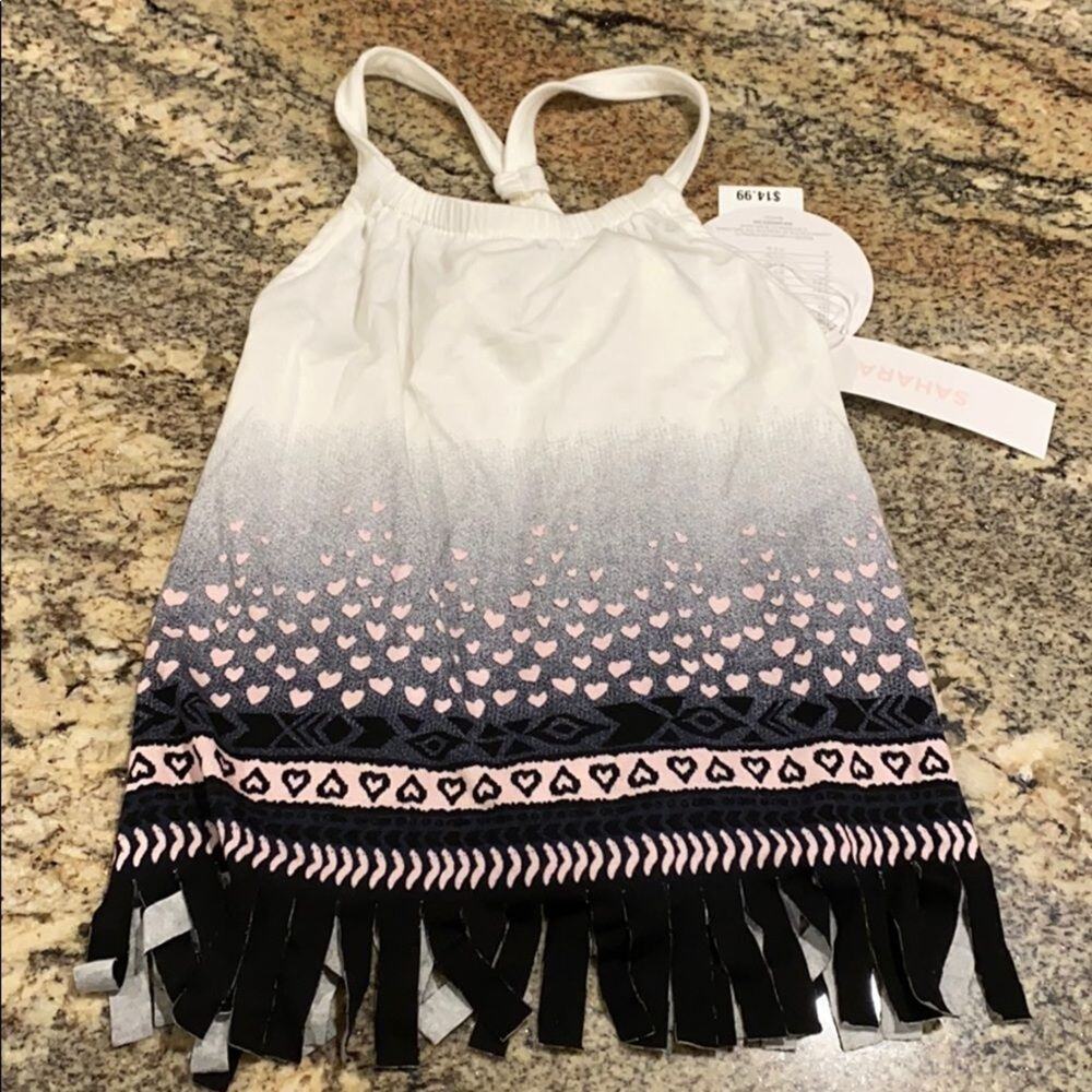 Koala kids 18/24 month fringe top NWT